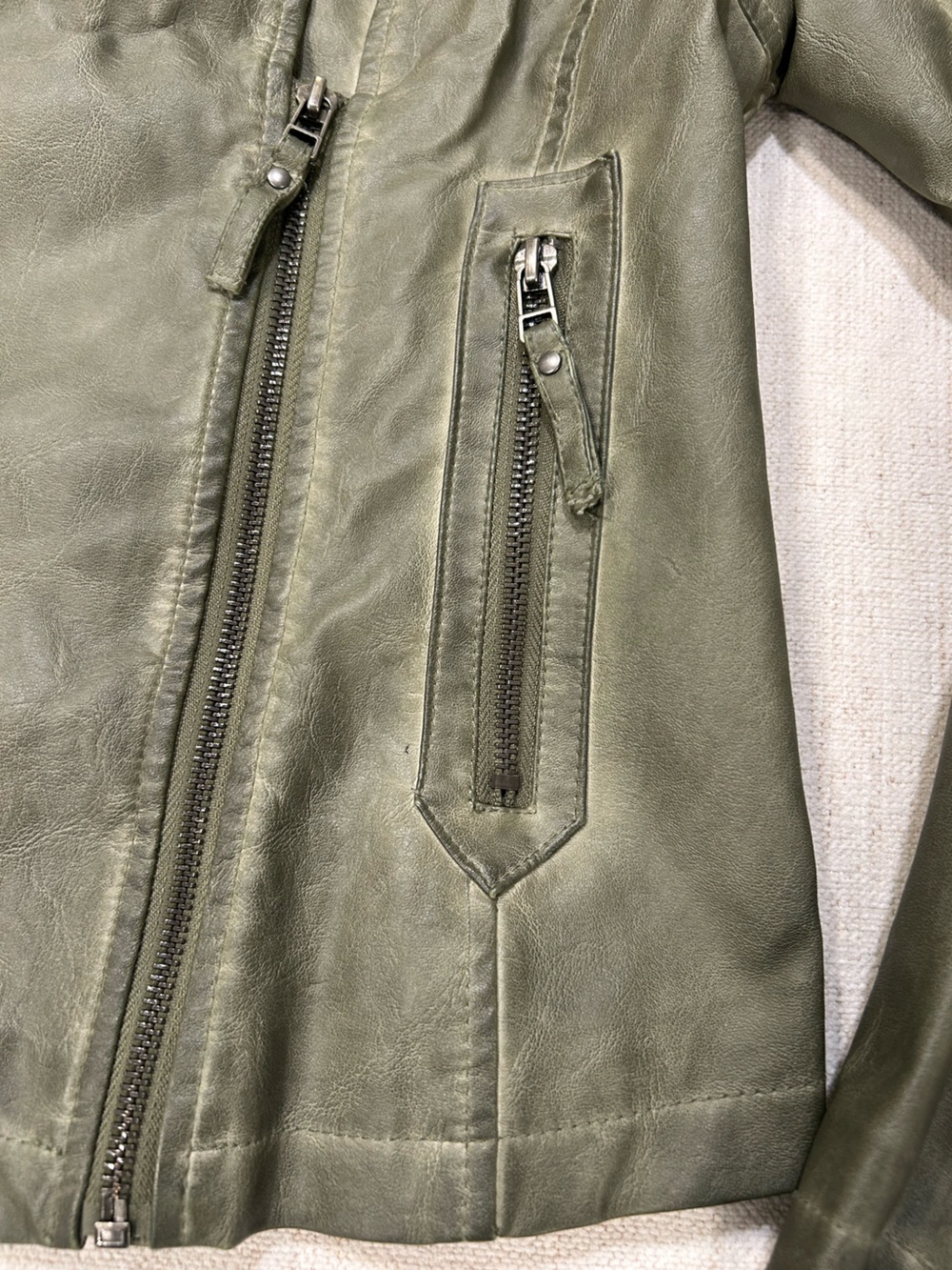 Max Studio Leather Jacket Size Small - Picture 6 of 10